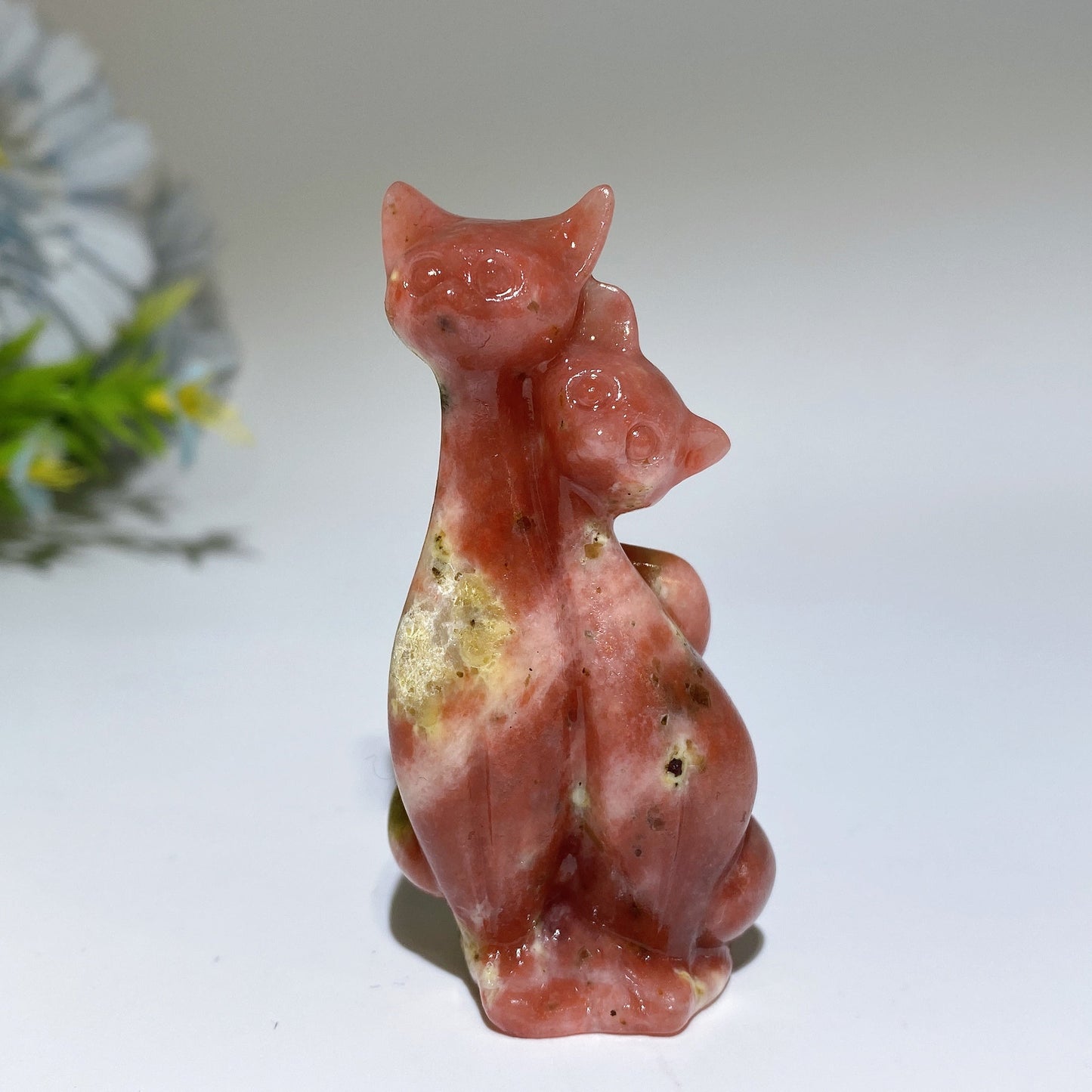 2.5" Crystal Cats Carving Crystal Healing Bulk Wholesale
