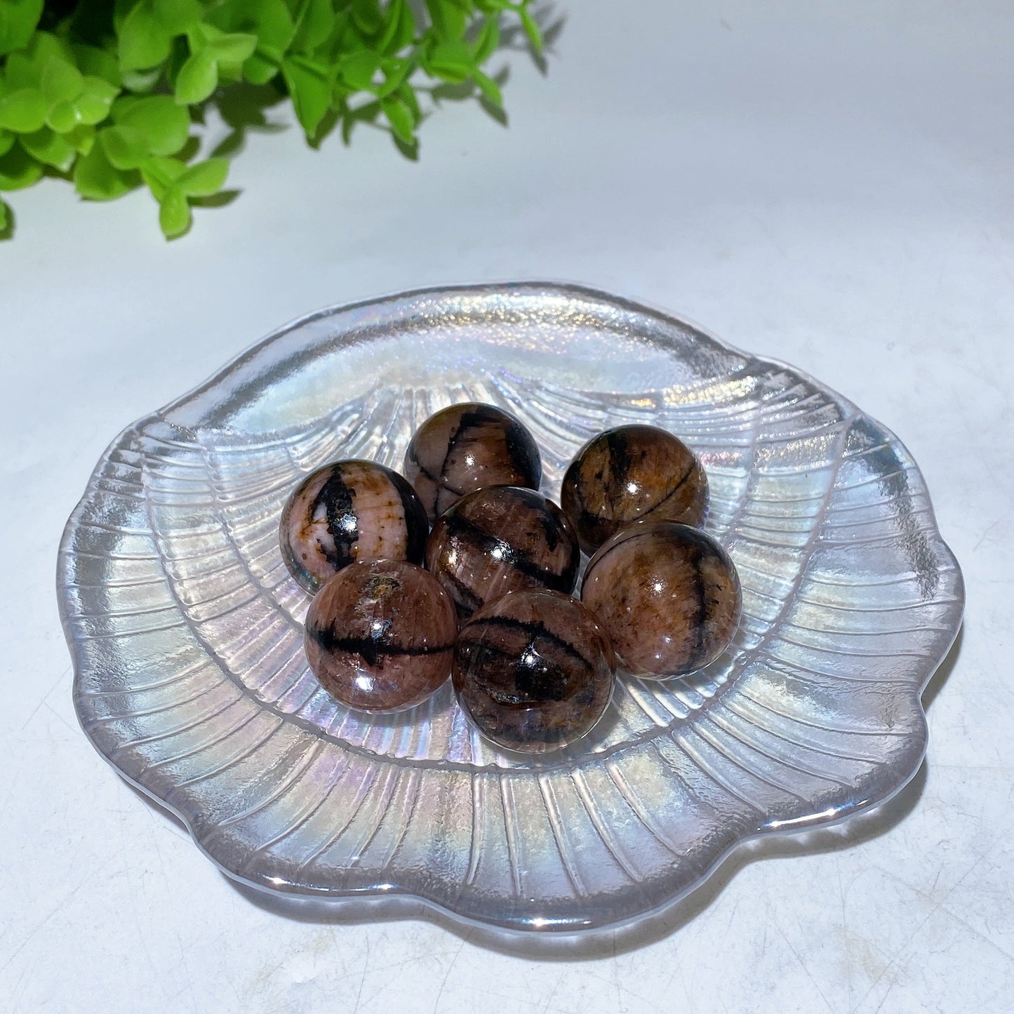 22mm Chiastolite Sphere Crystal Healing Bulk Wholesale