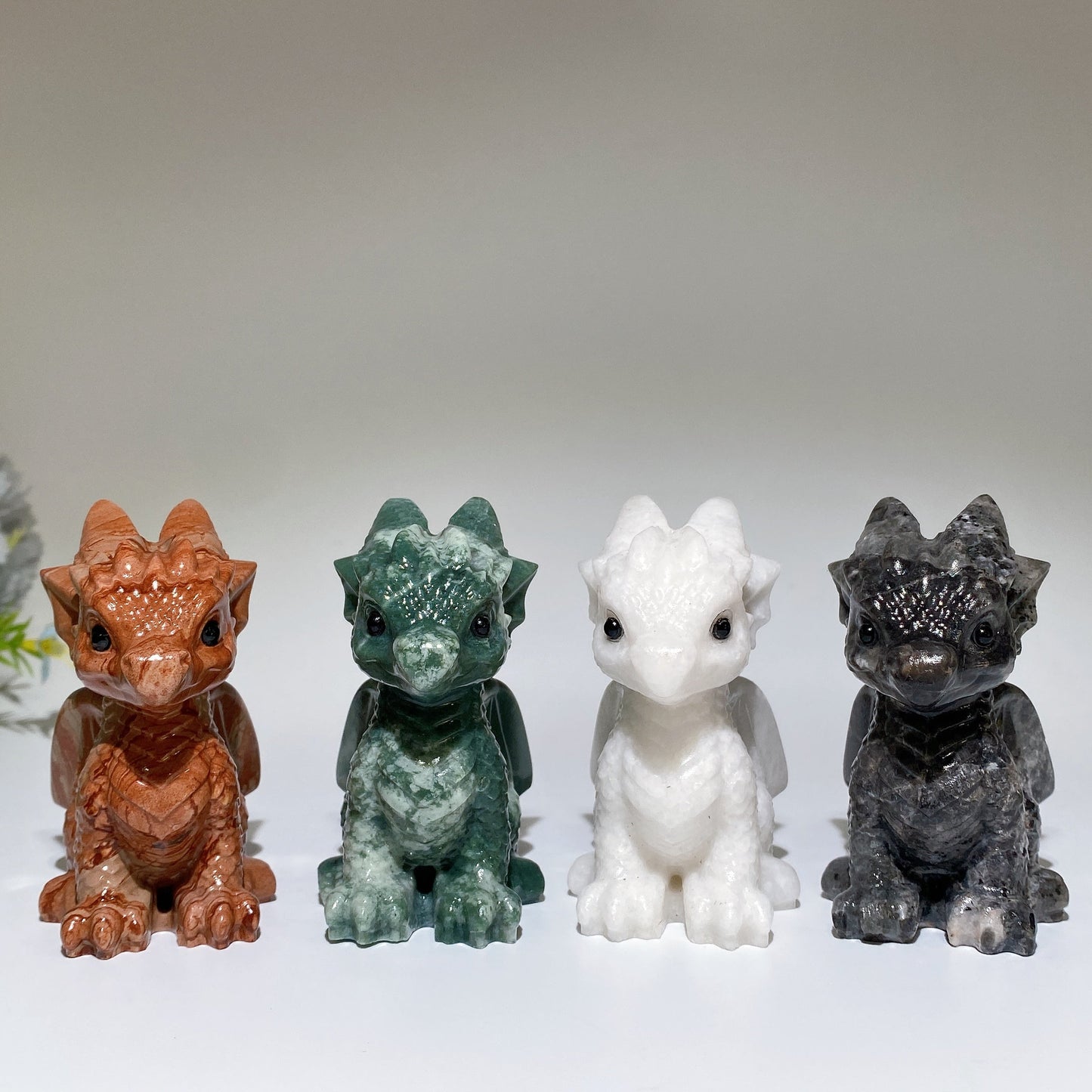 3.2" Crystal Dragon Carving Crystal Healing Bulk Wholesale