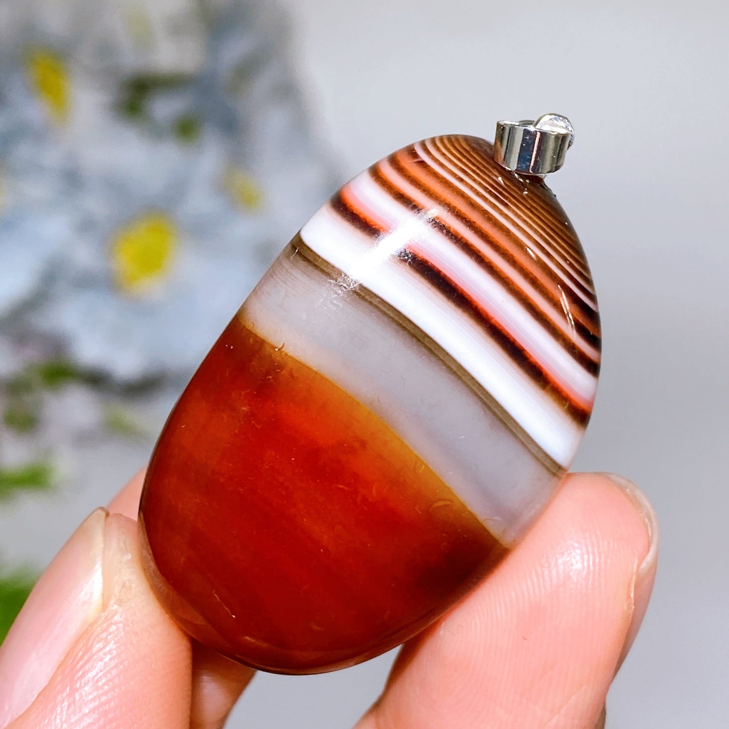 1.0"-1.8" Sardonyx Tumble Pendant Crystal Healing Bulk Wholesale