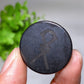 30mm Schungite Round Slab with Double Sides Tape Crystal Healing Bulk Wholesale
