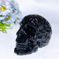 3.6" Black Obsidian Skull Carving Crystal Healing Bulk Wholesale