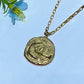 12 Constellations Golden Color Necklace Crystal Healing Bulk Wholesale