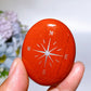 1.9" Crystal Palm with Compass Printing Crystal Healing Bulk Wholesale