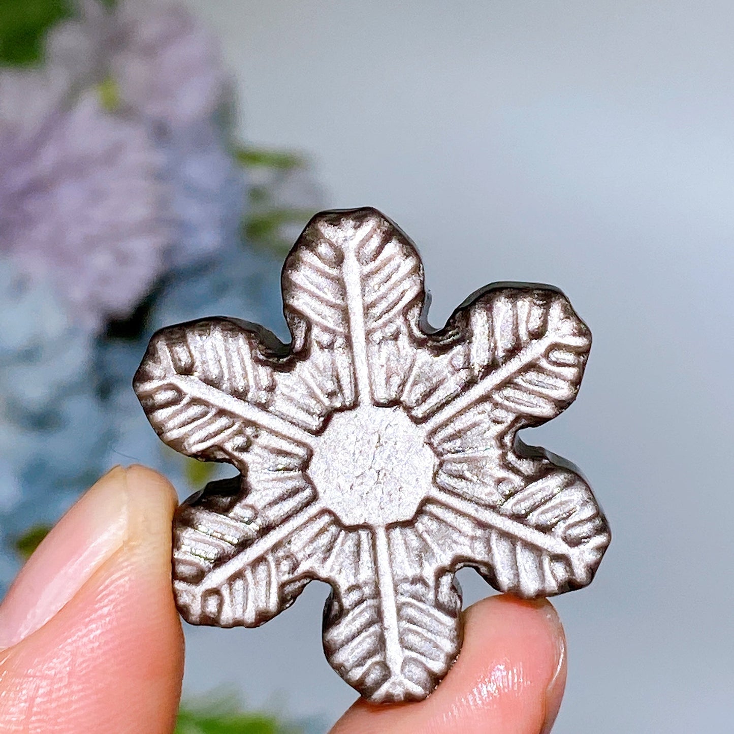 1.4" Crystal Snowflake Carving Crystal Healing Bulk Wholesale