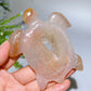 10cm Druzy Agate Turtle Carving Crystal Healing Bulk Wholesale