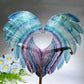Crystal Heart Wings with Stand Crystal Healing Bulk Wholesale