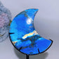 3.0"-3.3" Labradorite Moon Carving with Stand Crystal Healing Bulk Wholesale
