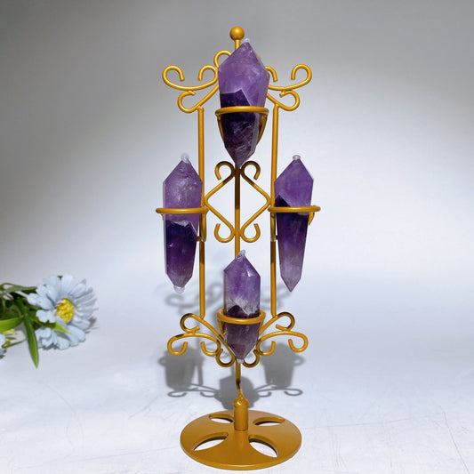 23cm Gold Metal Stand for DT Points Crystal Healing Bulk Wholesale