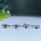 White Cooper Alexanderite Ring Crystal Healing Bulk Wholesale