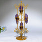23cm Gold Metal Stand for DT Points Crystal Healing Bulk Wholesale