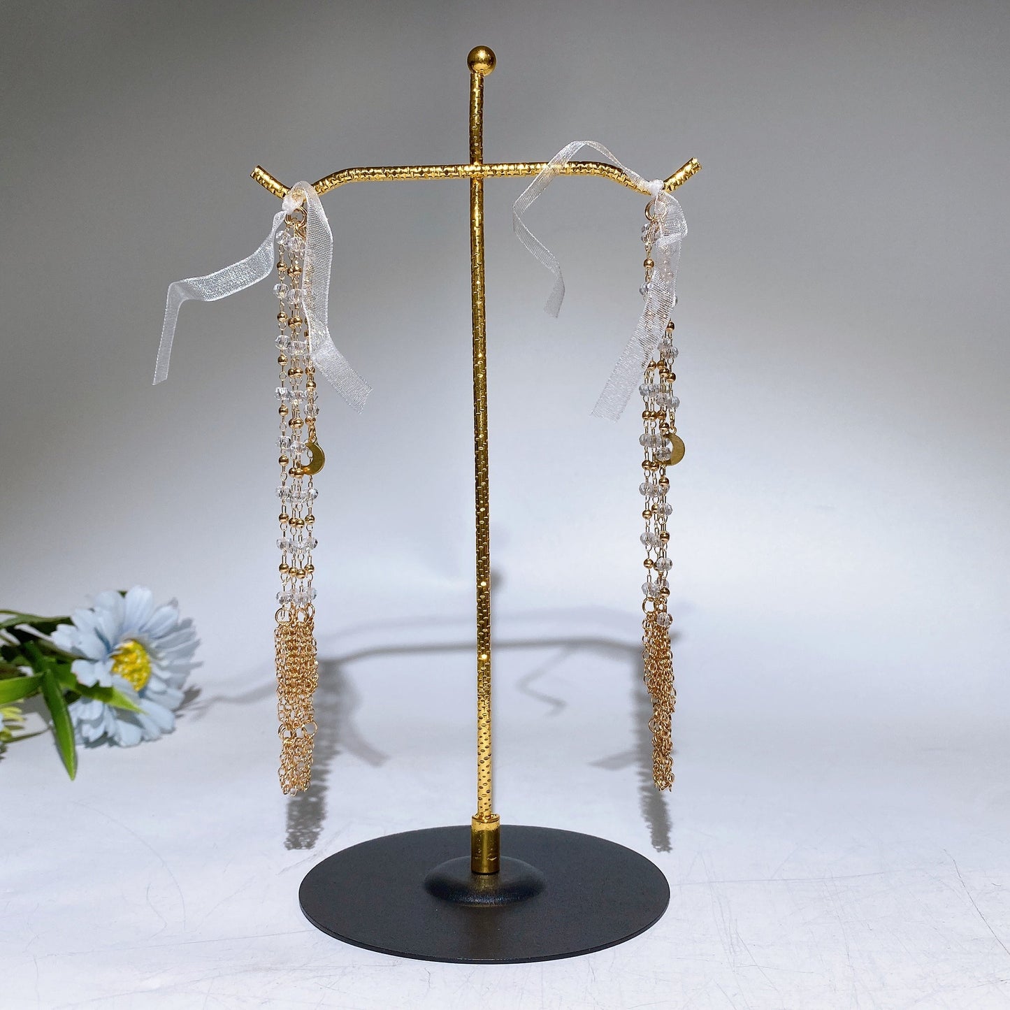 Metal Stand with Webs for Sphere Crystal Healing Bulk Wholesale