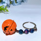 Crystal with Pumpkin Bell Key Chain for Halloween Crystal Healing Bulk Wholesale