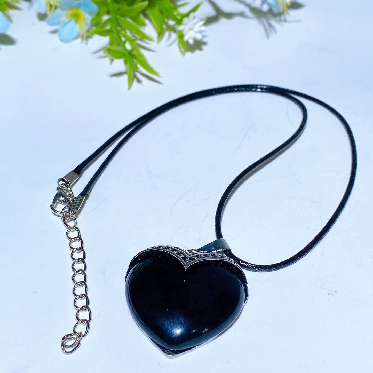 Crystal Heart Necklace Crystal Healing Bulk Wholesale