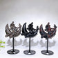 Crystal Witch Moon Carving with Stand Crystal Healing Bulk Wholesale