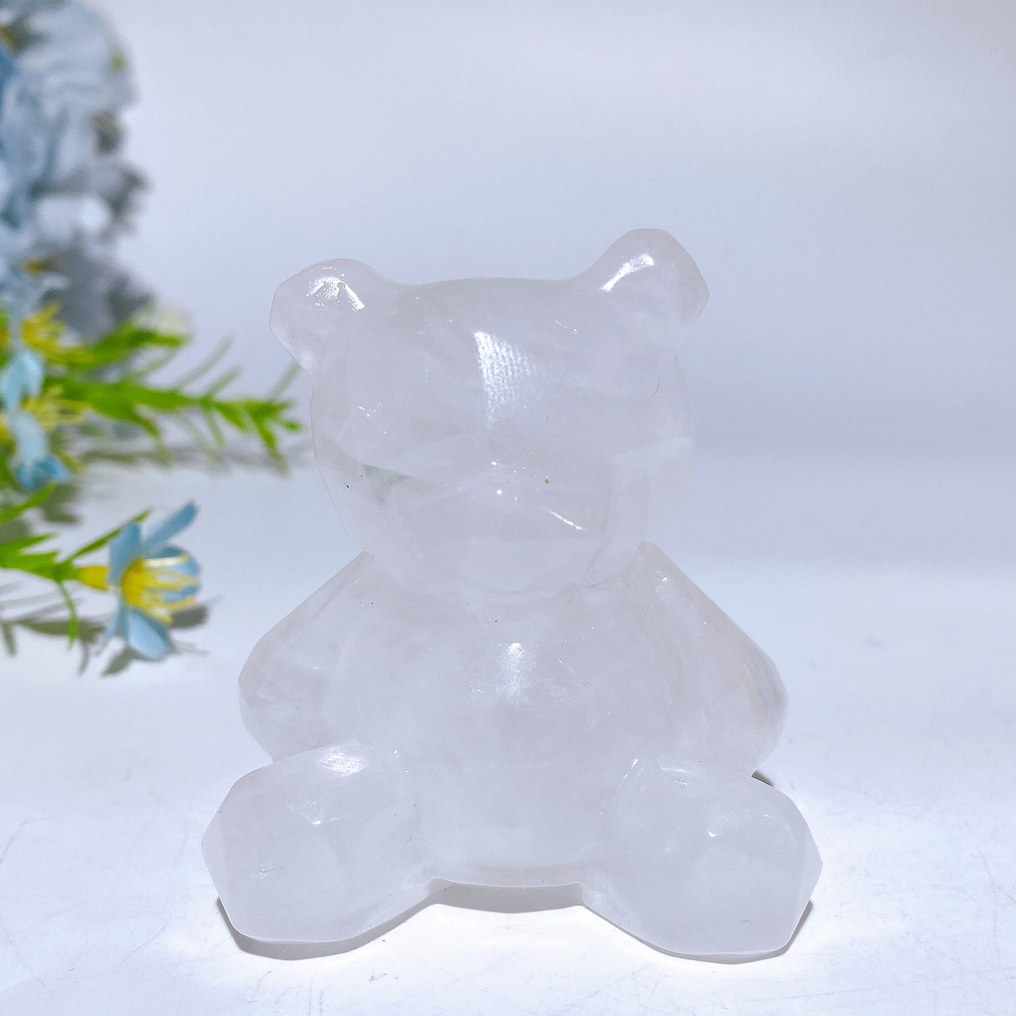 2.3" Crystal Bear Carving Crystal Healing Bulk Wholesale