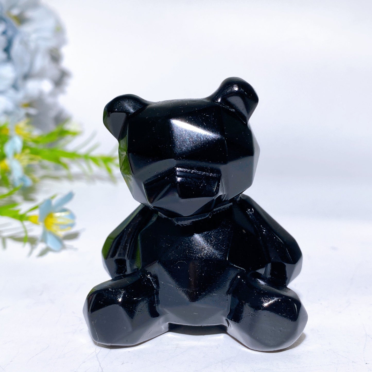 2.3" Crystal Bear Carving Crystal Healing Bulk Wholesale