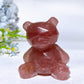 2.3" Crystal Bear Carving Crystal Healing Bulk Wholesale