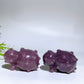 2.4" Purple Mica Pokemon Weezing Carving Crystal Healing Bulk Wholesale