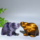 2.1" Crystal Bear Carving Crystal Healing Bulk Wholesale