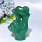 3.1" Crystal Finger Heart Carving Crystal Healing Bulk Wholesale