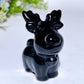 2.1" Crystal Reindeer Carving Crystal Healing Bulk Wholesale