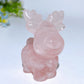 2.1" Crystal Reindeer Carving Crystal Healing Bulk Wholesale