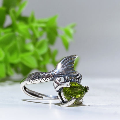 S925 Silver Crystal Ring Crystal Healing Bulk Wholesale