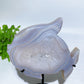Druzy Agate Fish Carving with Stand Crystal Healing Bulk Wholesale