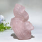Unique Rose Quartz Carving Crystal Healing Bulk Wholesale