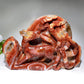 28cm Large Unique Sardonyx Nine-tails Fox Carving Crystal Healing Bulk Wholesale