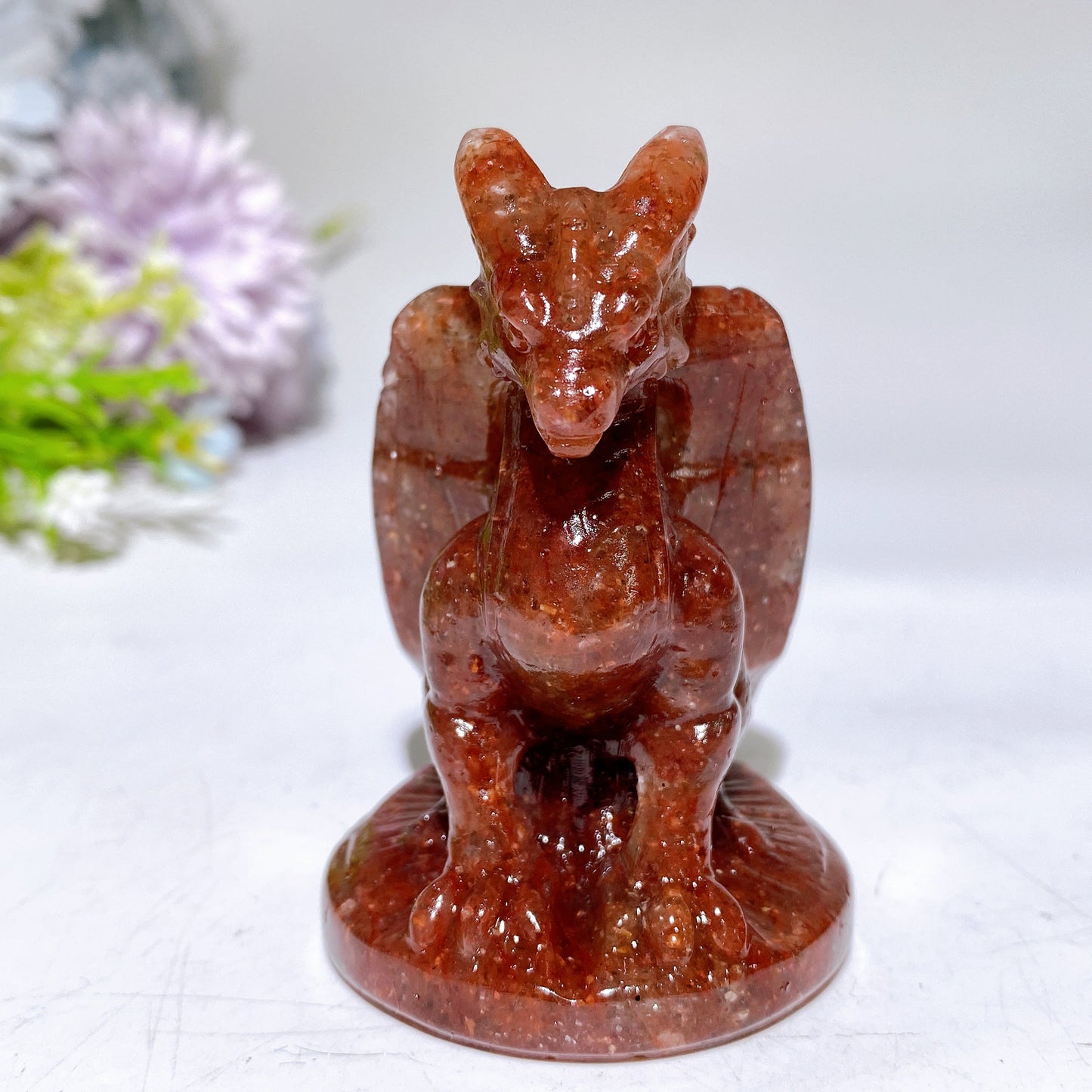 2.6" Crystal Dragon Carving Crystal Healing Bulk Wholesale