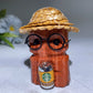 Raw Crystal Child Carving with Straw Hat Crystal Healing Bulk Wholesale