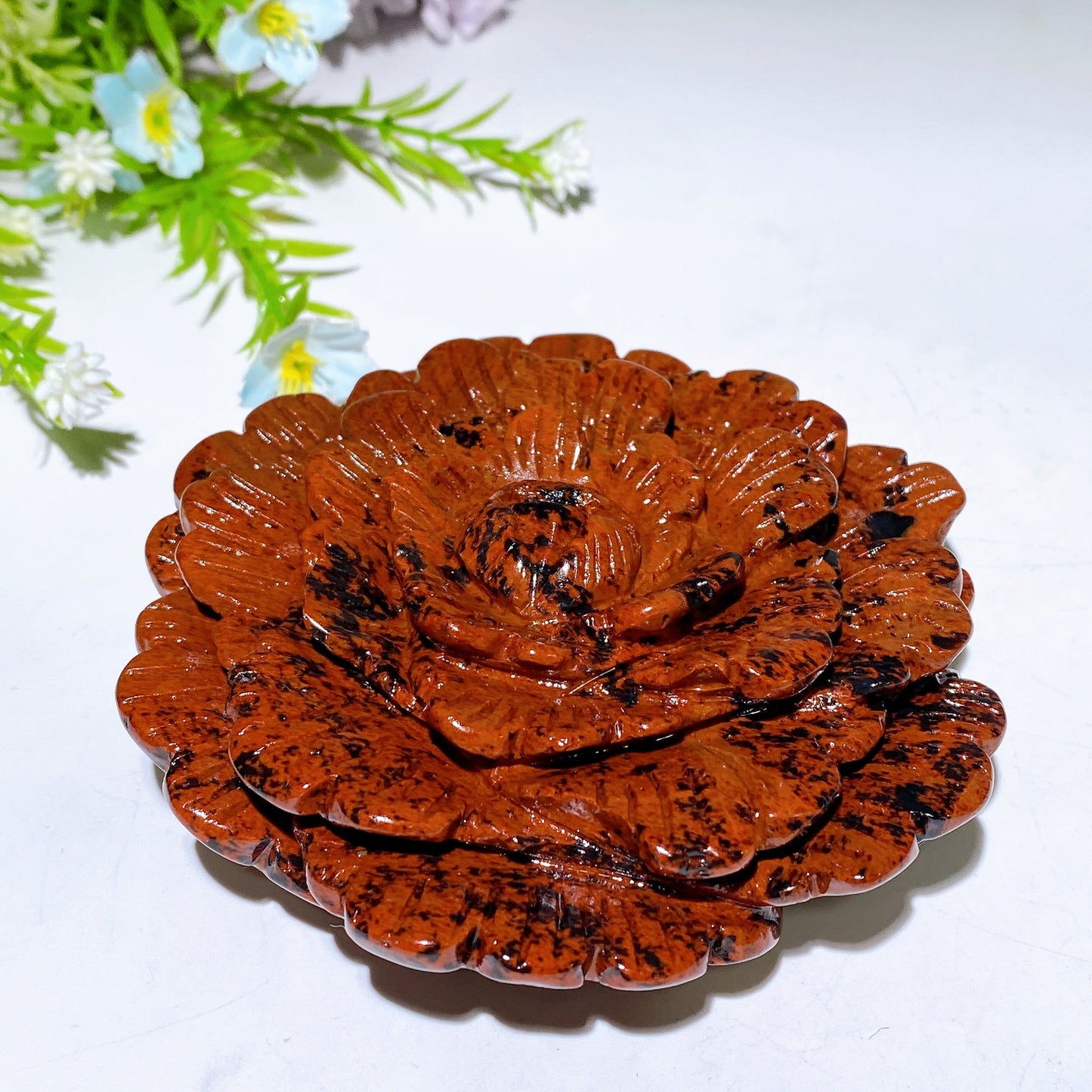 4.1"-4.3" Crystal Flower Carving Crystal Healing Bulk Wholesale