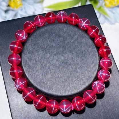 S925 UV Reactive Star Ruby Pendant Ring Bracelet Crystal Healing Bulk Wholesale
