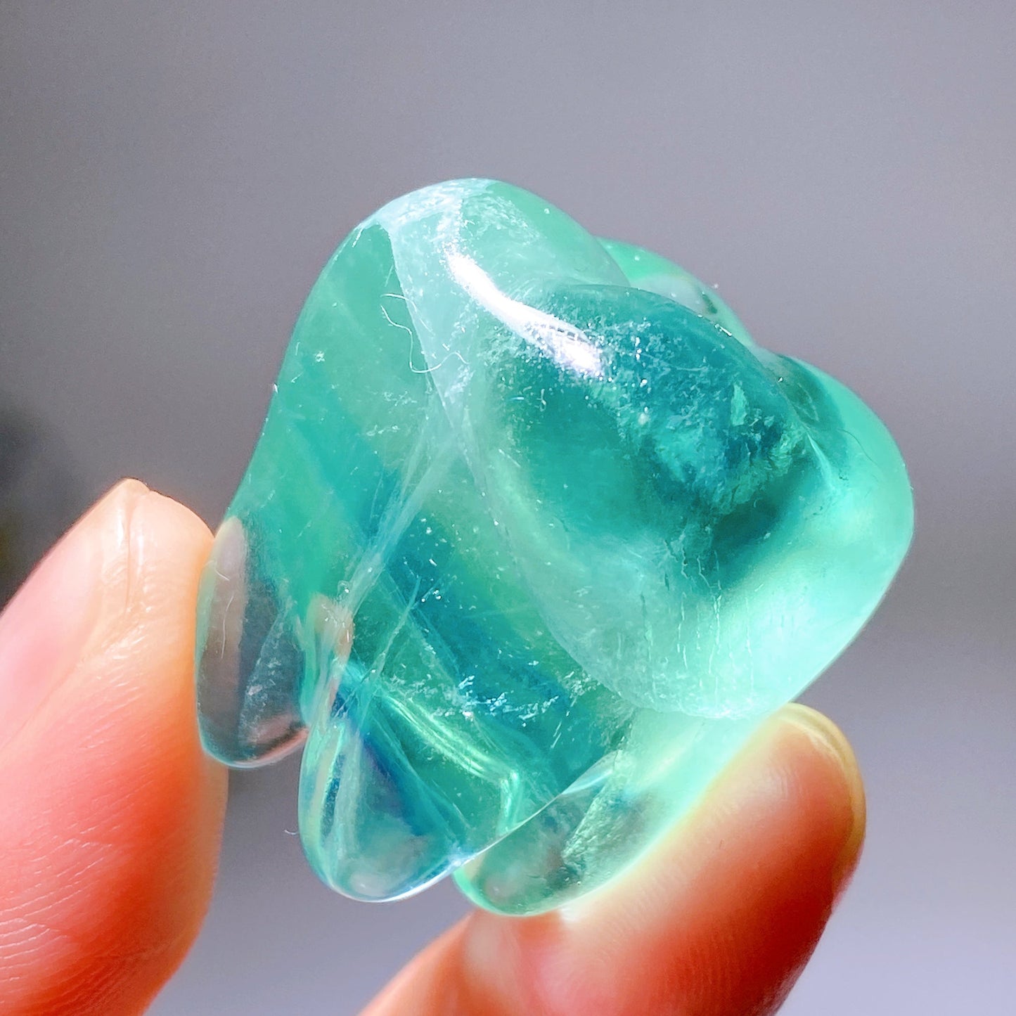 1.2" Fluorite Tooth Carving Crystal Healing Bulk Wholesale