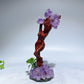 6.1" Amethyst Wooden Tree Elf Carving Crystal Healing Bulk Wholesale