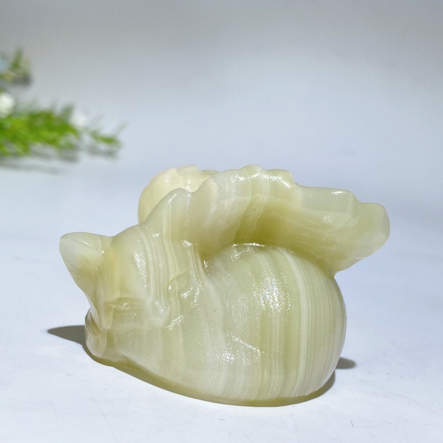 2.3" Crystal Cat with Wings Carving Crystal Healing Bulk Wholesale