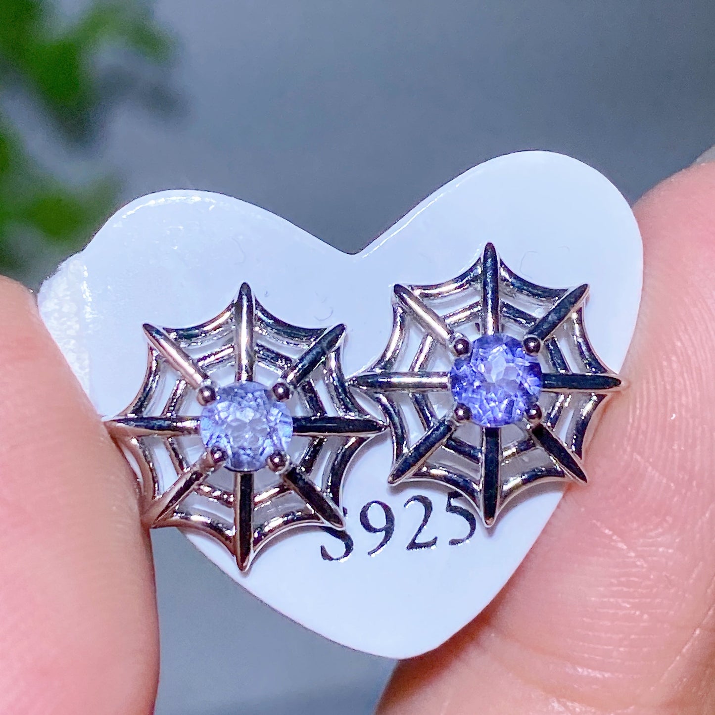 S925 Crystal Ear Stud Earring Crystal Healing Bulk Wholesale