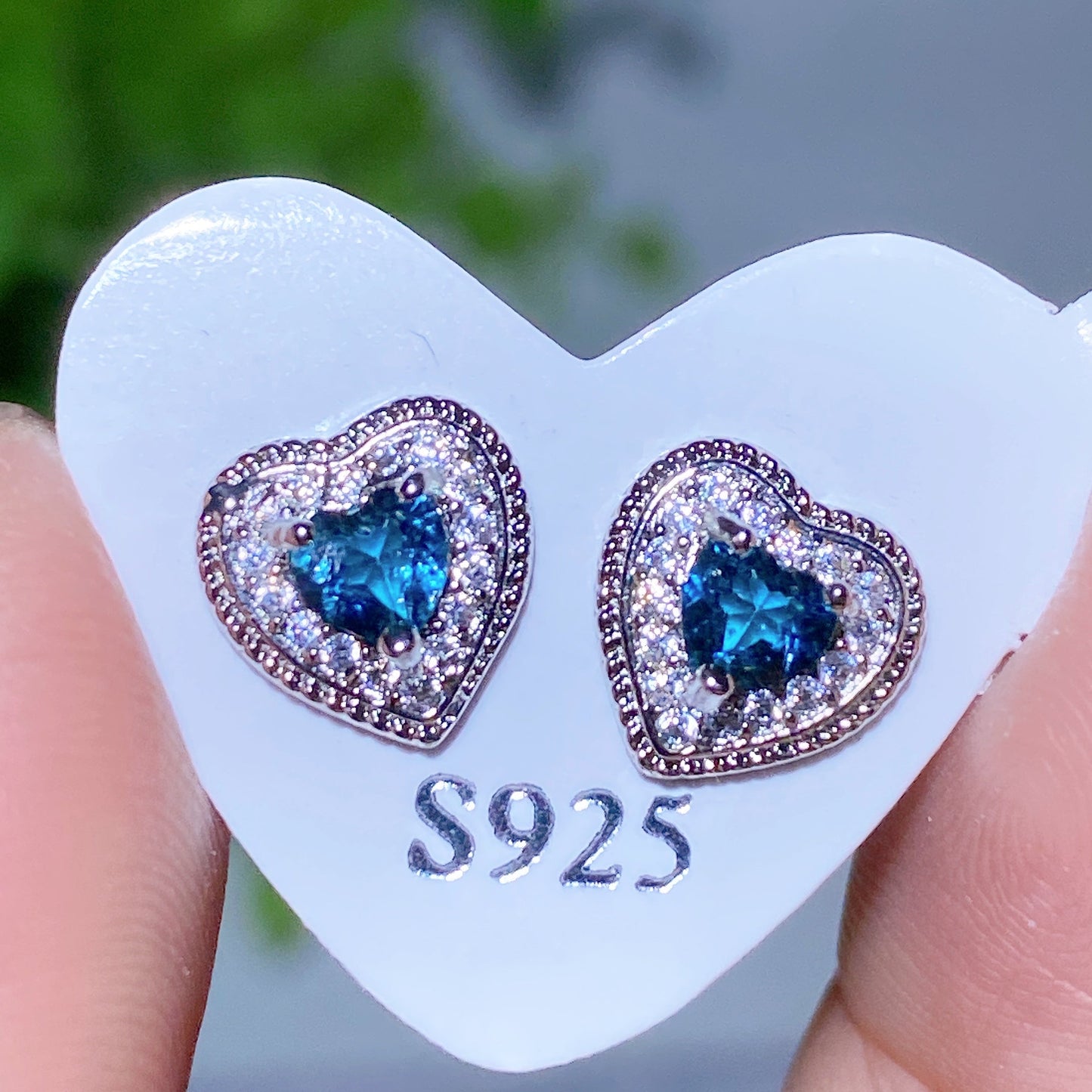 S925 Crystal Ear Stud Earring Crystal Healing Bulk Wholesale