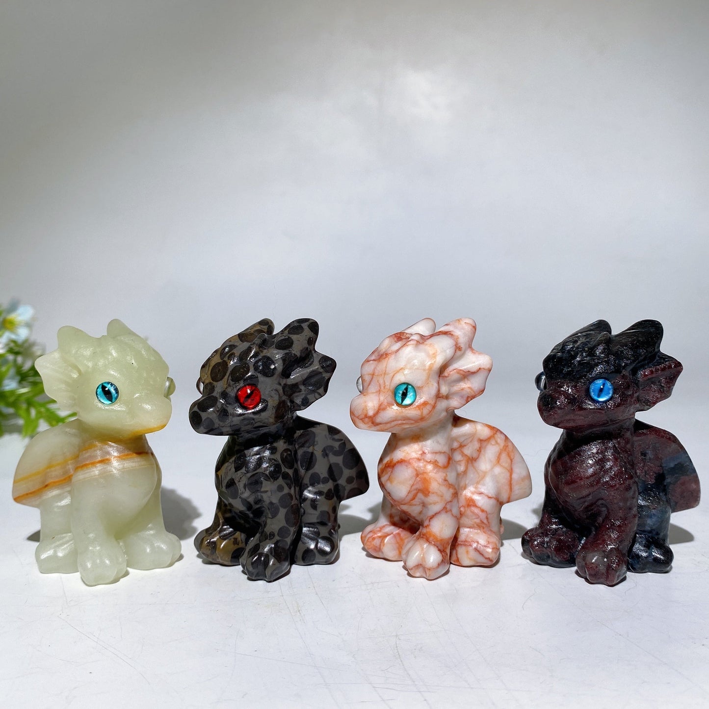 2.3" Crystal Dragon Carving Crystal Healing Bulk Wholesale