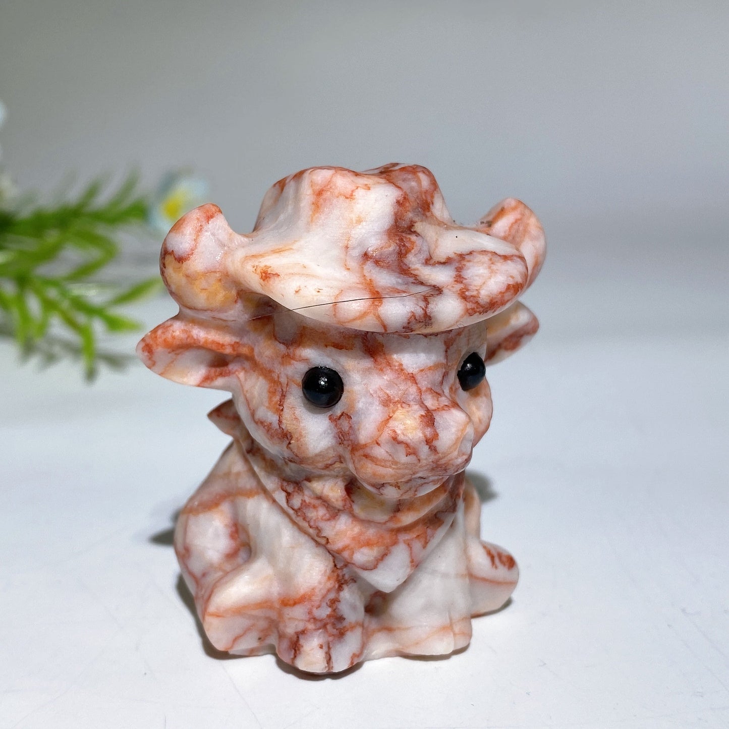 2.0" Highland Cow Carving Crystal Healing Bulk Wholesale