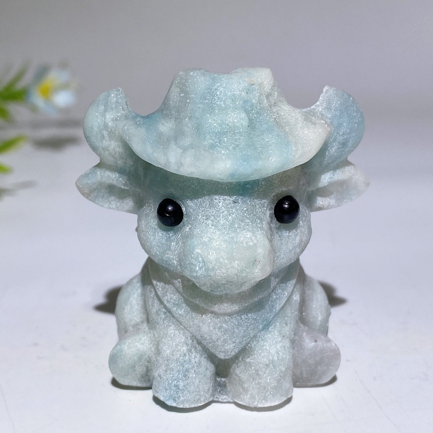 2.0" Highland Cow Carving Crystal Healing Bulk Wholesale