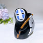 7cm Black Obsidian No-face Carving with Painting Crystal Healing Bulk Wholesale
