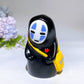 7cm Black Obsidian No-face Carving with Painting Crystal Healing Bulk Wholesale