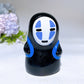 7cm Black Obsidian No-face Carving with Painting Crystal Healing Bulk Wholesale