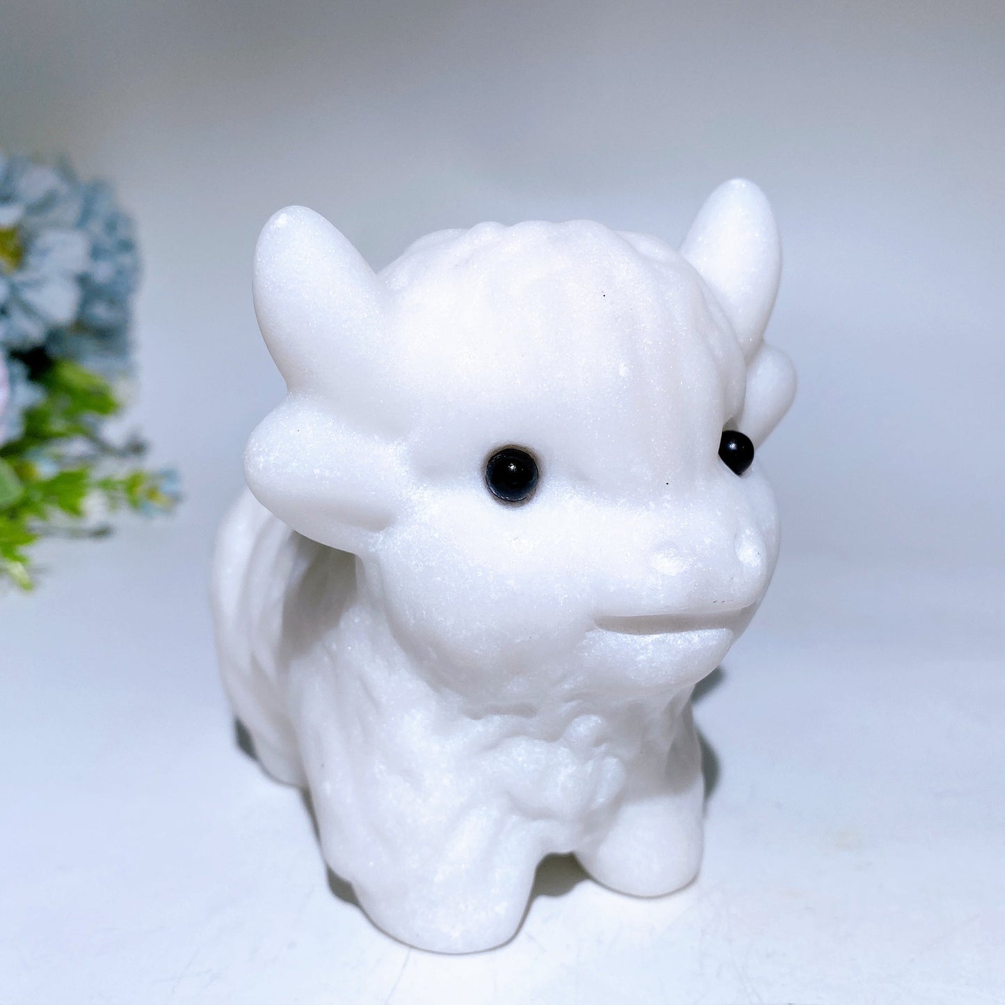 4.5" Crystal Cattle Carving Crystal Healing Bulk Wholesale