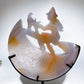 Druzy Agate Witch Carving with Stand Crystal Healing Bulk Wholesale