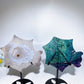 Druzy Agate Rainbow Fluorite Spider Web Carving Crystal Healing Bulk Wholesale