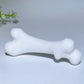 4.0" White Jade BlackObsidian Bones Carving Crystal Healing Bulk Wholesale
